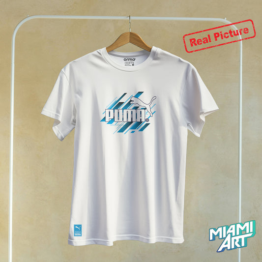 T-Shirt White Puma Old