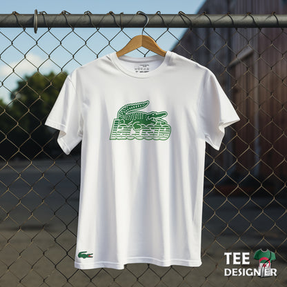 T-Shirt Blanc Lacoste GREEN