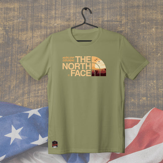 T-Shirt Vert Kaki The North Face