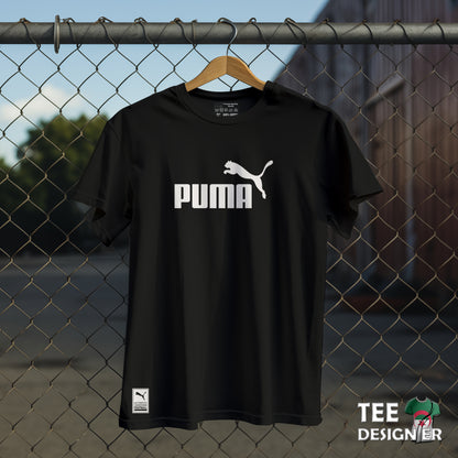 T-Shirt Noir Puma White