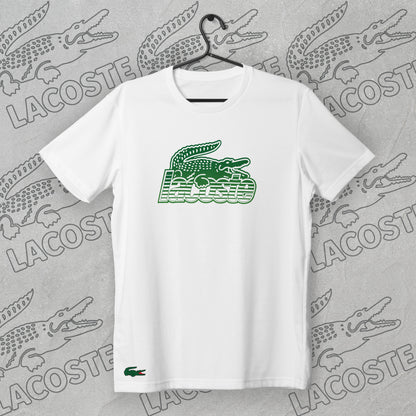 T-Shirt Blanc Lacoste GREEN