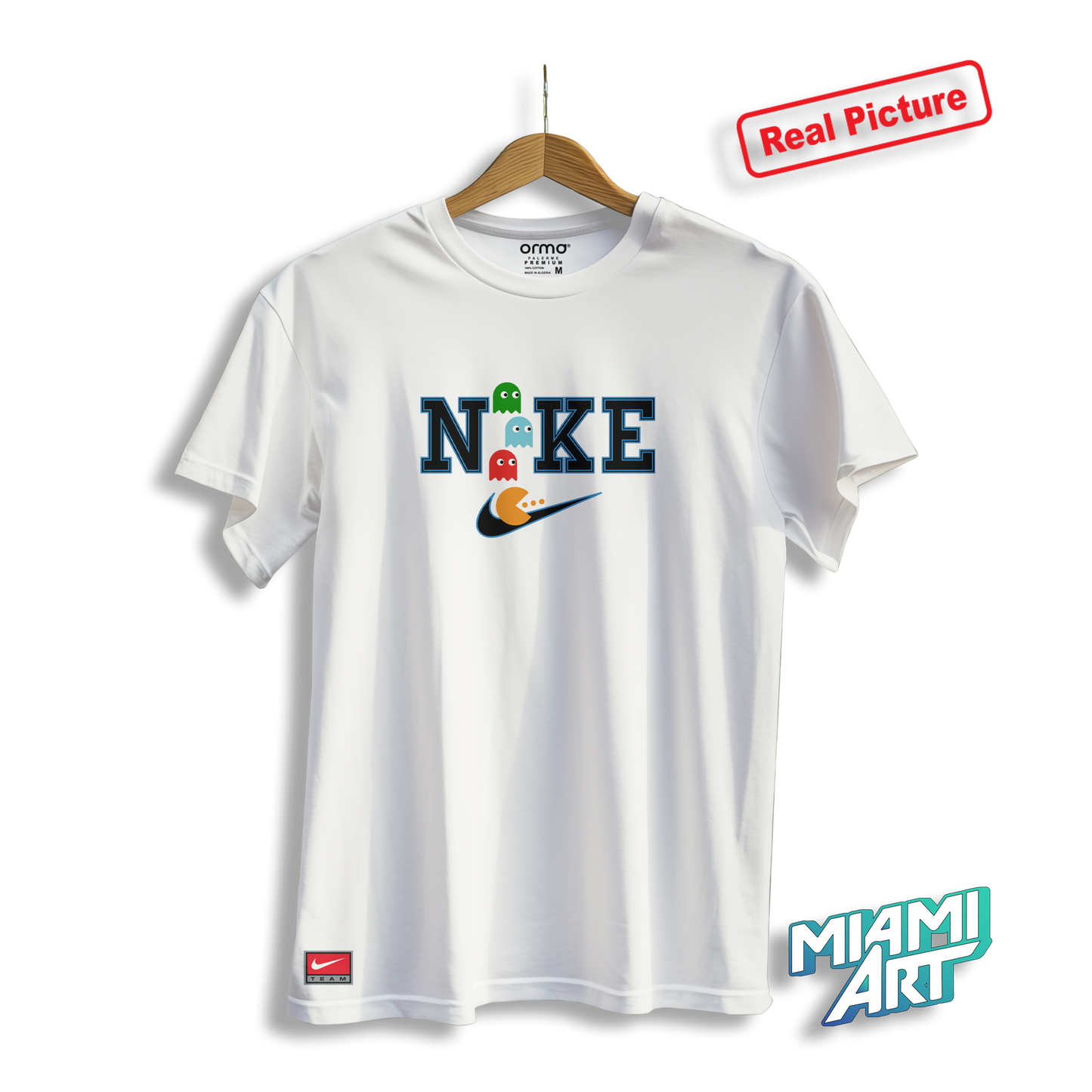 T-Shirt White Nike Pac-Man